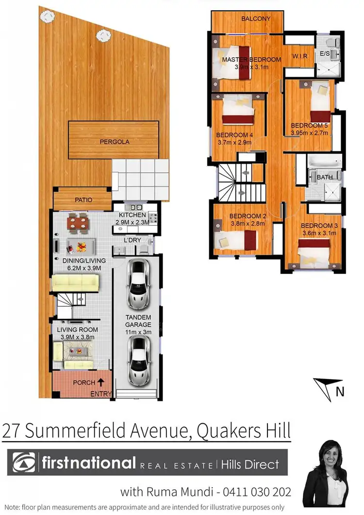 Floorplan of Homely house listing, 27 Summerfield Avenue, Quakers Hill NSW 2763