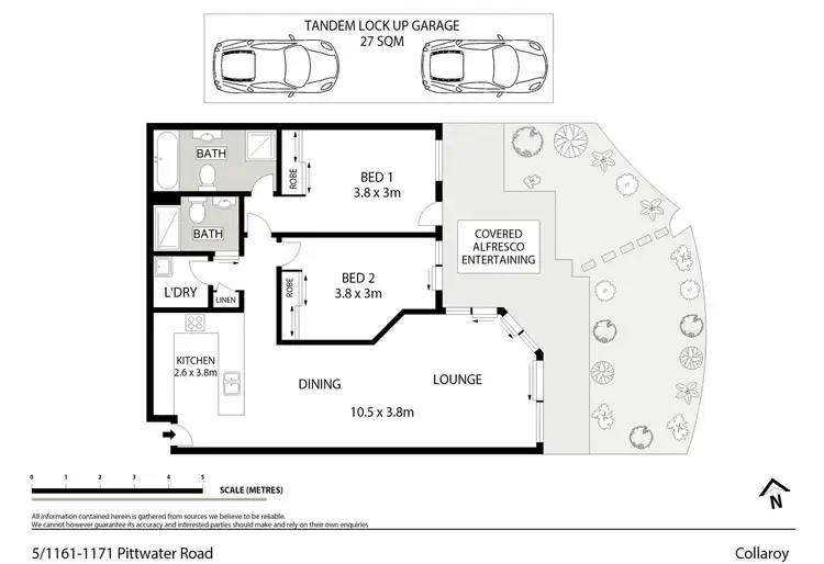 Floorplan of Homely unit listing, 5/1161-1171 Pittwater Road, Collaroy NSW 2097