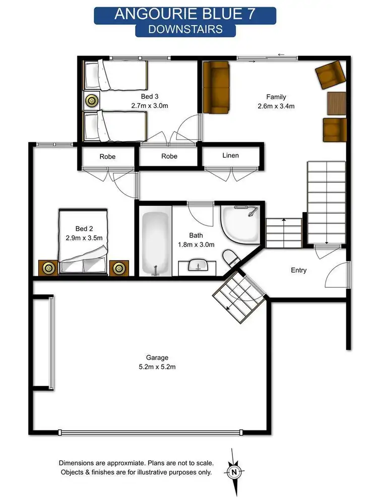 Floorplan of Homely townhouse listing, 7/6 Bay Street, Angourie NSW 2464