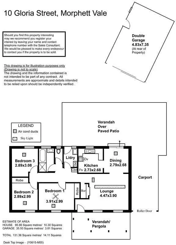 Floorplan of Homely house listing, 10 Gloria Street, Morphett Vale SA 5162