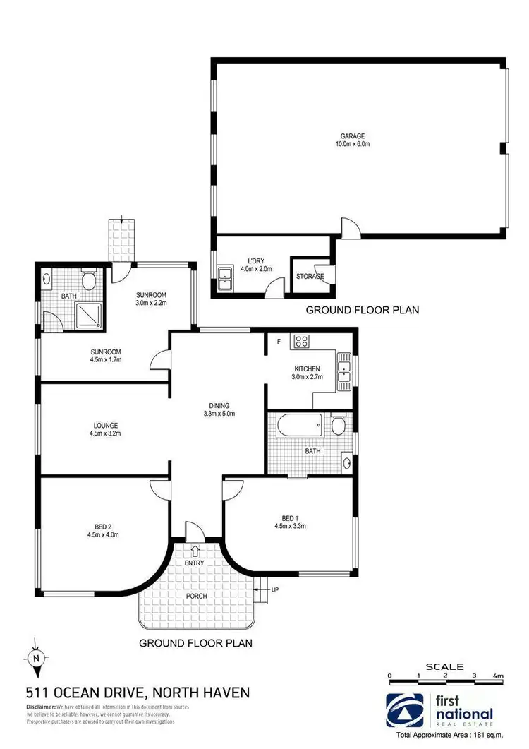 Floorplan of Homely house listing, 511 Ocean Drive, North Haven NSW 2443