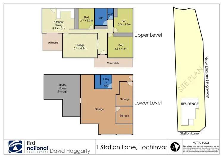 Floorplan of Homely house listing, 1 Station Lane, Lochinvar NSW 2321