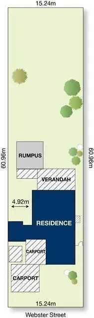 Floorplan of Homely house listing, 21 Webster Street, Klemzig SA 5087