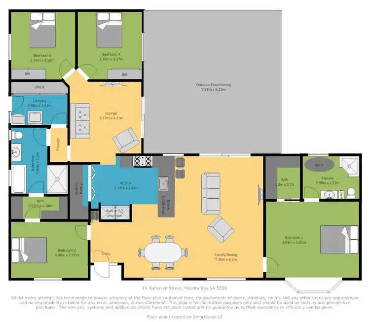 Floorplan of Homely house listing, 19 Nankivell Street, Moonta Bay SA 5558