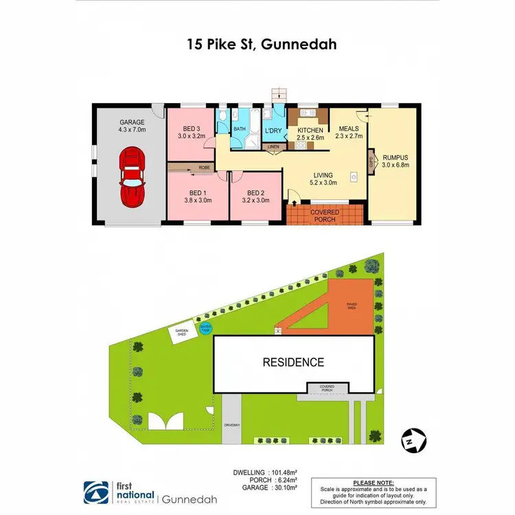 Floorplan of Homely house listing, 15 Pike Street, Gunnedah NSW 2380