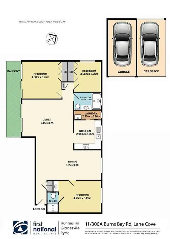Floorplan of Homely apartment listing, 11/300A Burns Bay Road, Lane Cove NSW 2066