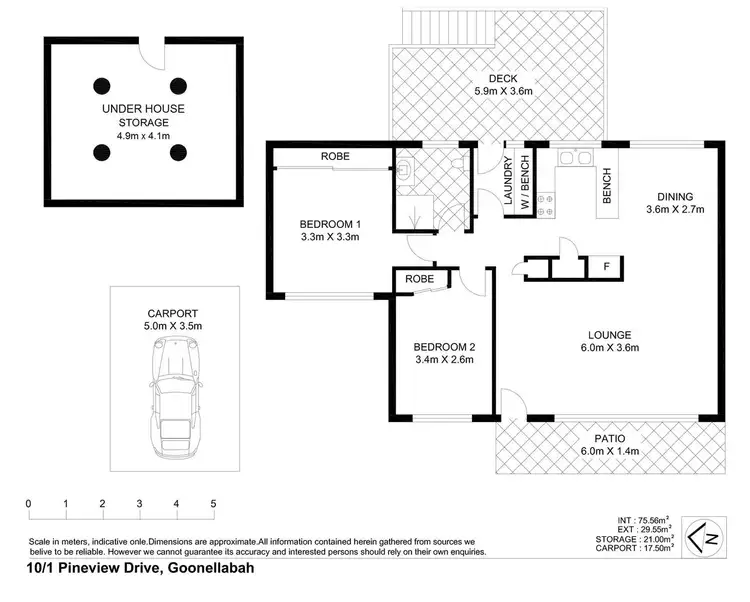 Floorplan of Homely house listing, 10/1 Pineview Drive, Goonellabah NSW 2480