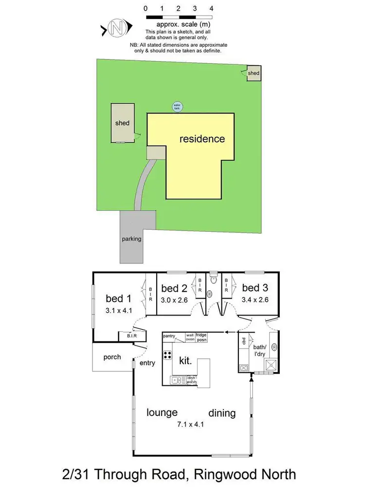 Floorplan of Homely unit listing, 2/31 Through Road, Ringwood North VIC 3134