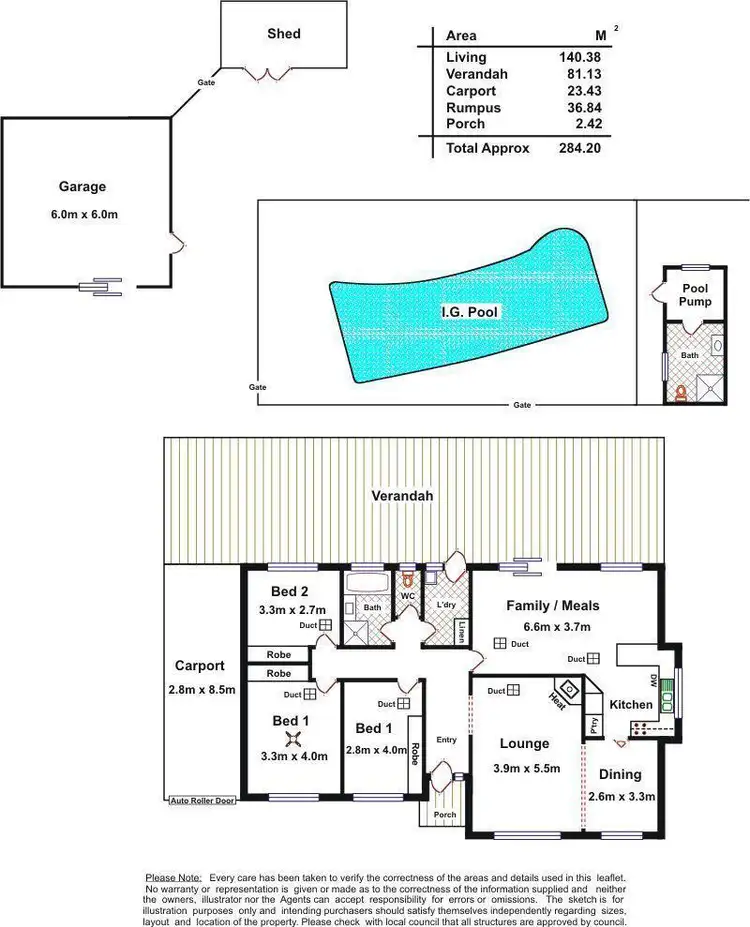 Floorplan of Homely house listing, 33 Wingate Crescent, Parafield Gardens SA 5107