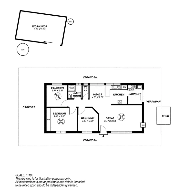 Floorplan of Homely house listing, 26 Wanke Road, Mannum SA 5238