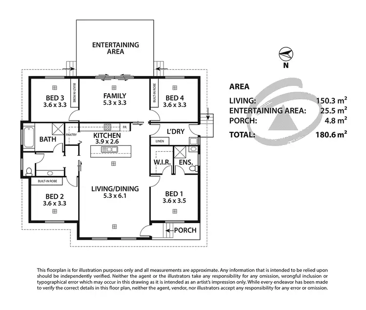 Floorplan of Homely house listing, 12 Mais Street, Nairne SA 5252