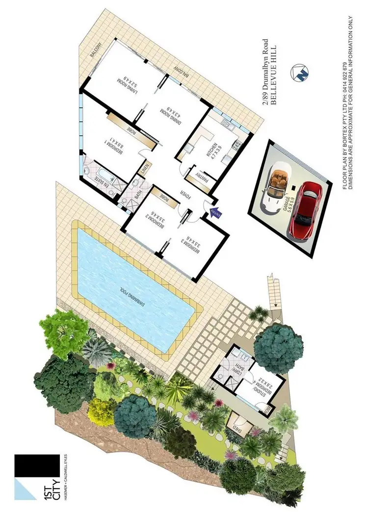 Floorplan of Homely apartment listing, 2/89 Drumalbyn Road, Bellevue Hill NSW 2023
