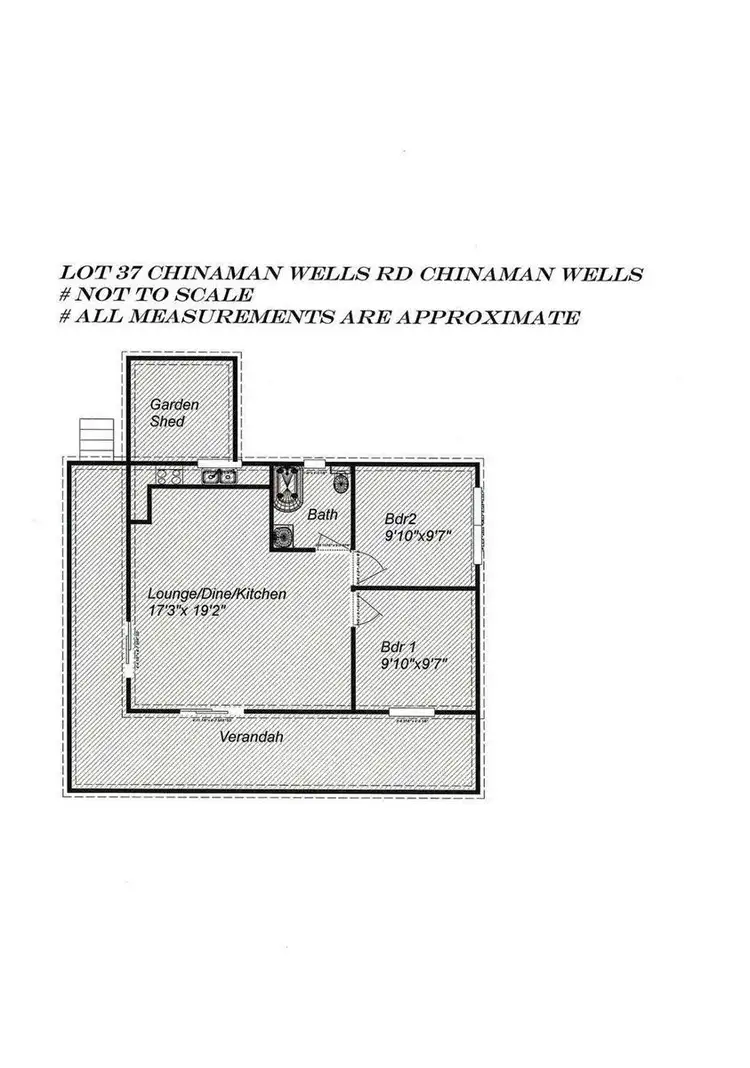 Floorplan of Homely house listing, 37 Chinaman Wells Road, Chinaman Wells SA 5573
