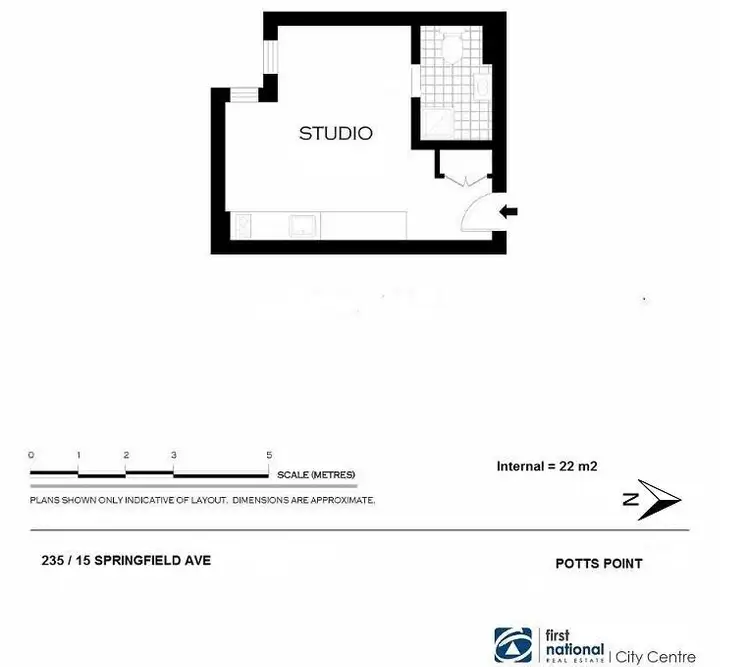 Floorplan of Homely studio listing, Address available on request