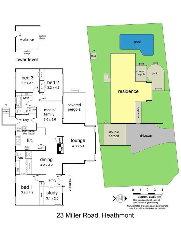 Floorplan of Homely house listing, 23 Miller Road, Heathmont VIC 3135
