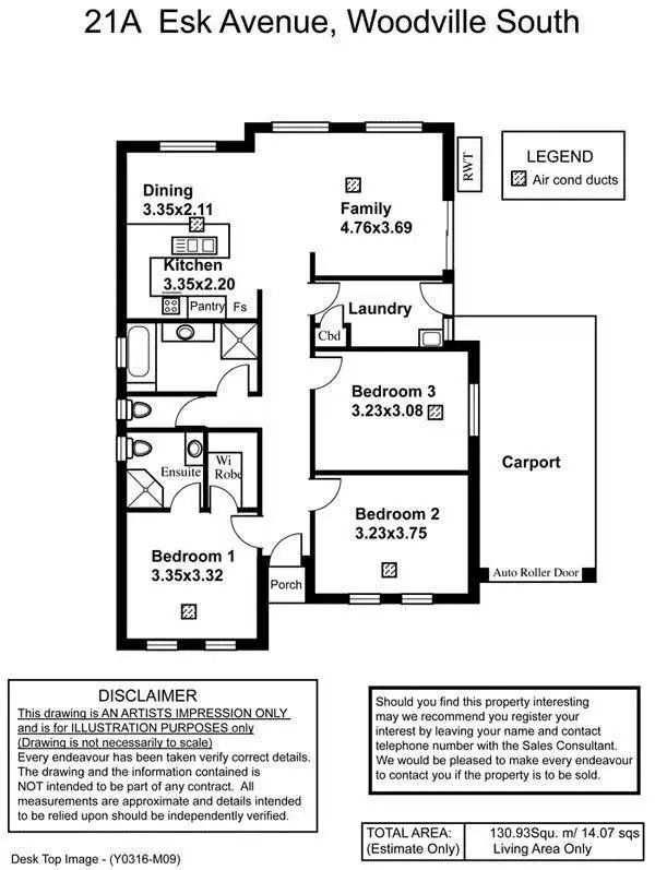 Floorplan of Homely house listing, 21A Esk Street, Woodville South SA 5011