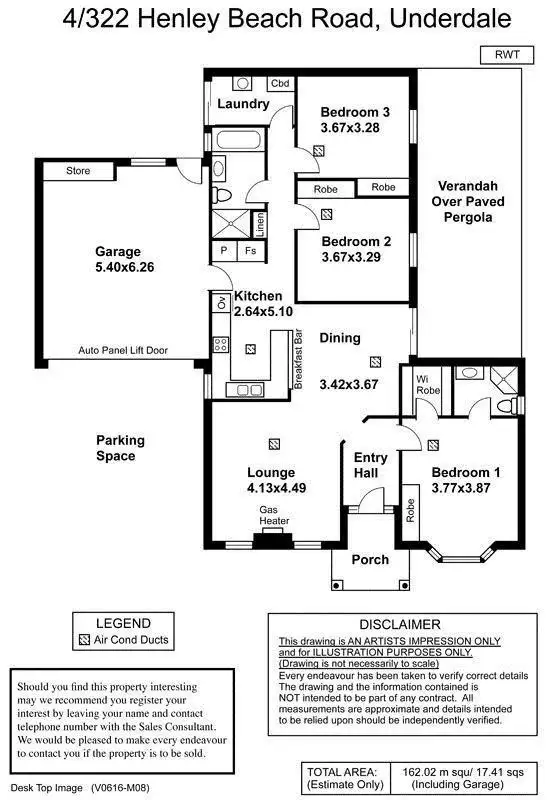 Floorplan of Homely unit listing, 4/322 Henley Beach Road, Underdale SA 5032