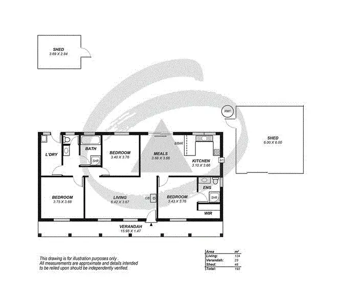 Floorplan of Homely house listing, 60 Matthew Smillie Drive, Nairne SA 5252