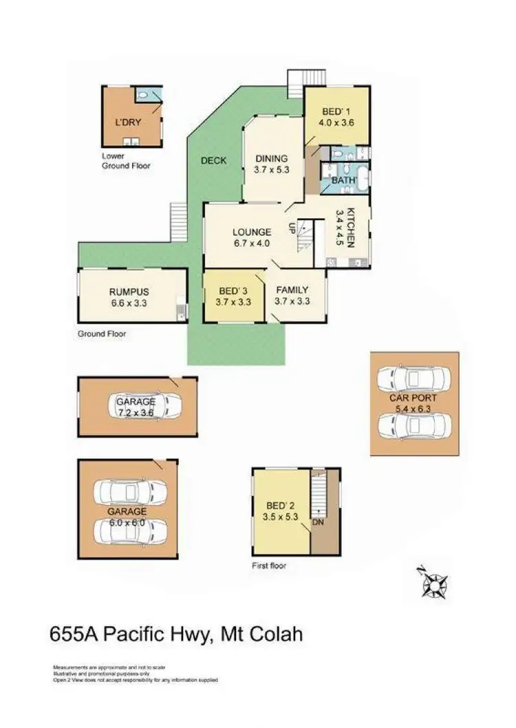 Floorplan of Homely house listing, 655A Pacific Highway, Mount Colah NSW 2079