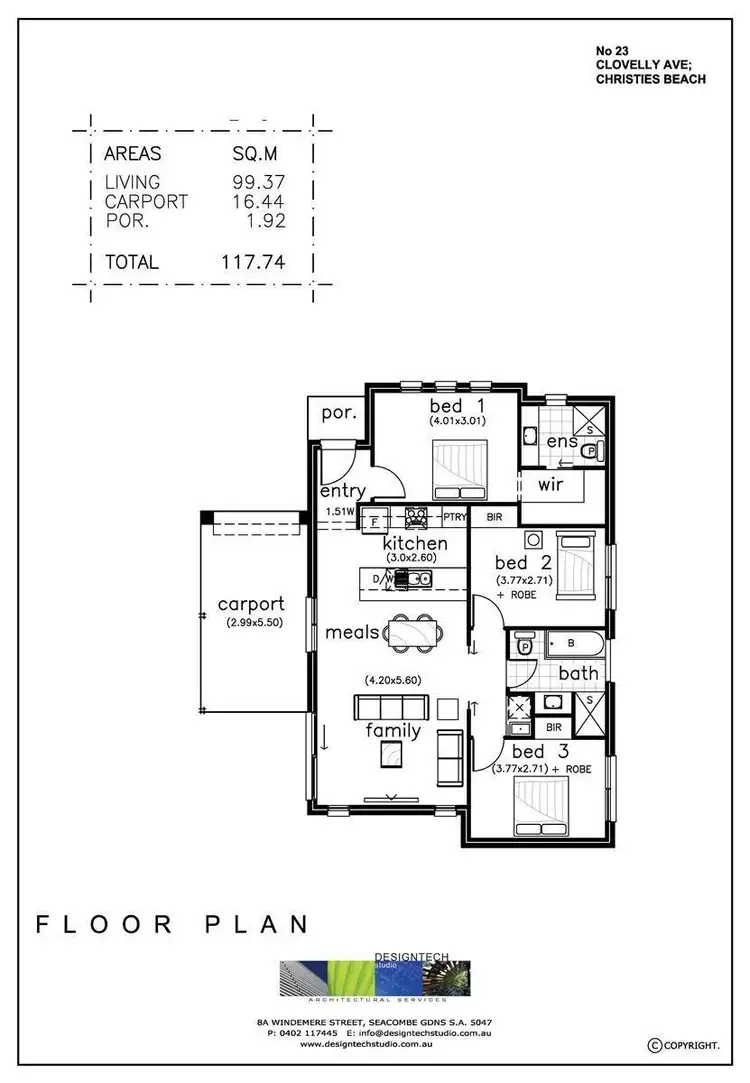 Floorplan of Homely house listing, 2/23 Clovelly Avenue, Christies Beach SA 5165