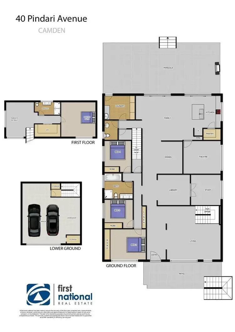 Floorplan of Homely house listing, 40 Pindari Avenue, Camden NSW 2570