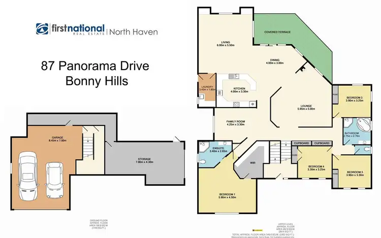 Floorplan of Homely house listing, 87 Panorama  Drive, Bonny Hills NSW 2445