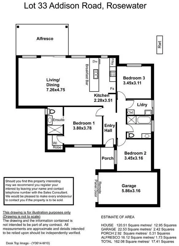 Floorplan of Homely house listing, Rear Allotment/109 Addison Road, Rosewater SA 5013