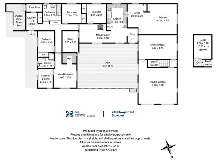 Floorplan of Homely rural property listing, 233 Stowport Road, Stowport TAS 7321