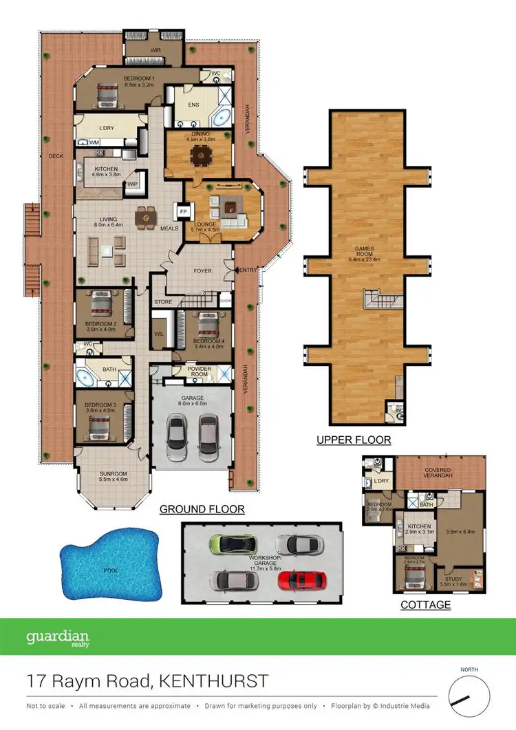 Floorplan of Homely house listing, 17 Raym Road, Kenthurst NSW 2156