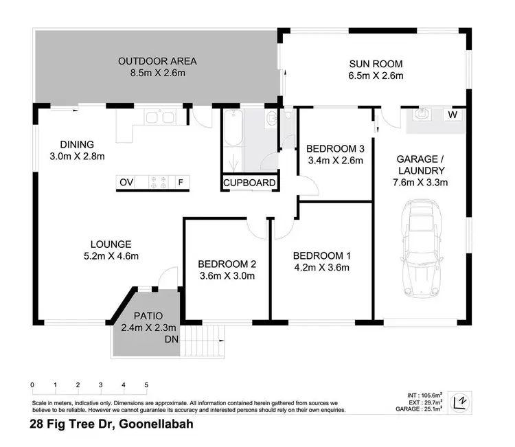 Floorplan of Homely house listing, 28 Figtree Drive, Goonellabah NSW 2480