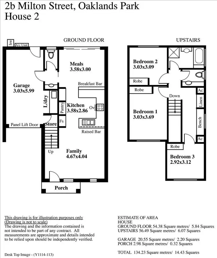 Floorplan of Homely house listing, 2b Milton Street, Oaklands Park SA 5046