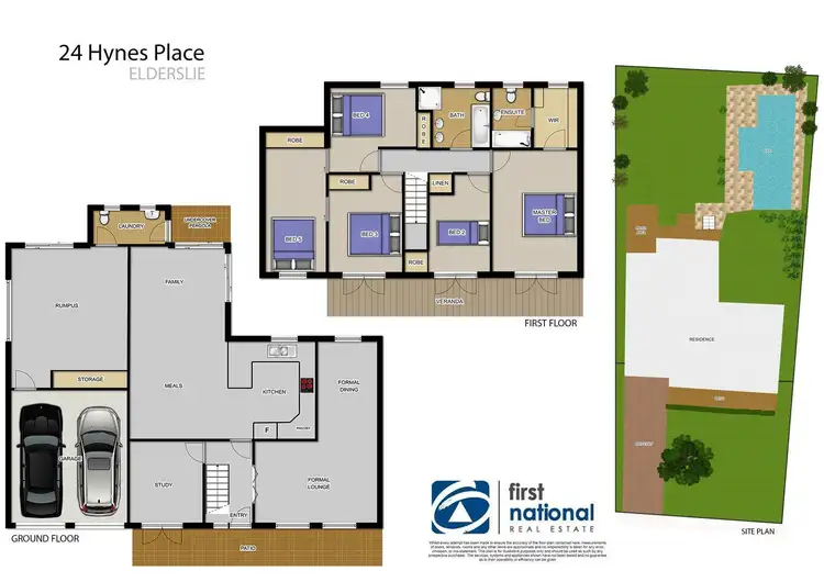 Floorplan of Homely house listing, /24 Hynes Place, Elderslie NSW 2570
