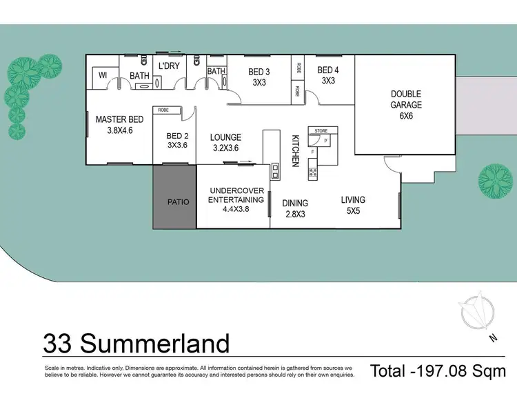 Floorplan of Homely house listing, 33 Summerland Drive, Deeragun QLD 4818
