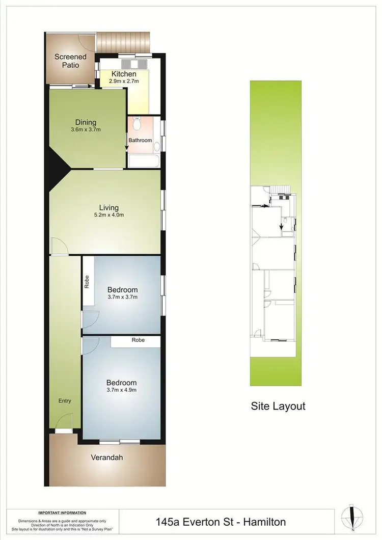 Floorplan of Homely house listing, 145A Everton Street, Hamilton NSW 2303