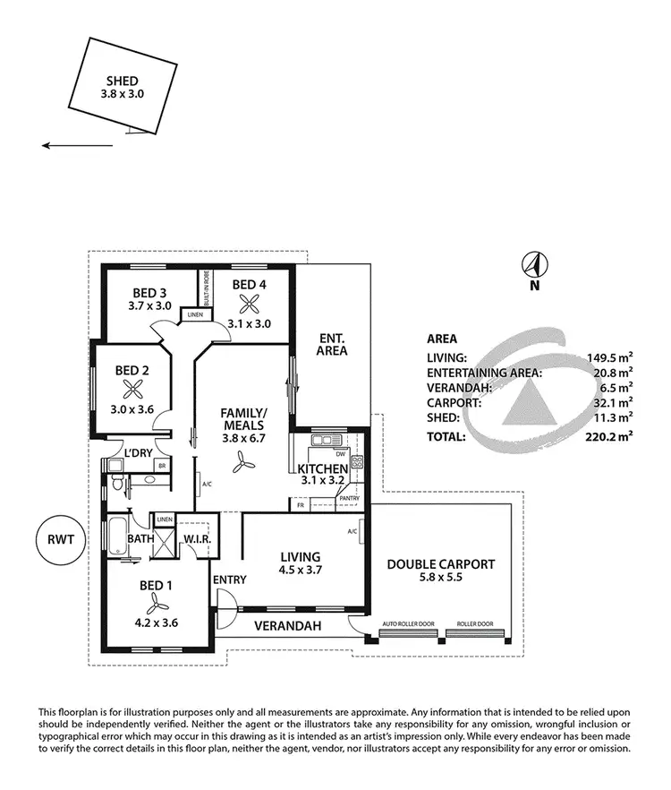 Floorplan of Homely house listing, 27 Megan Circuit, Nairne SA 5252