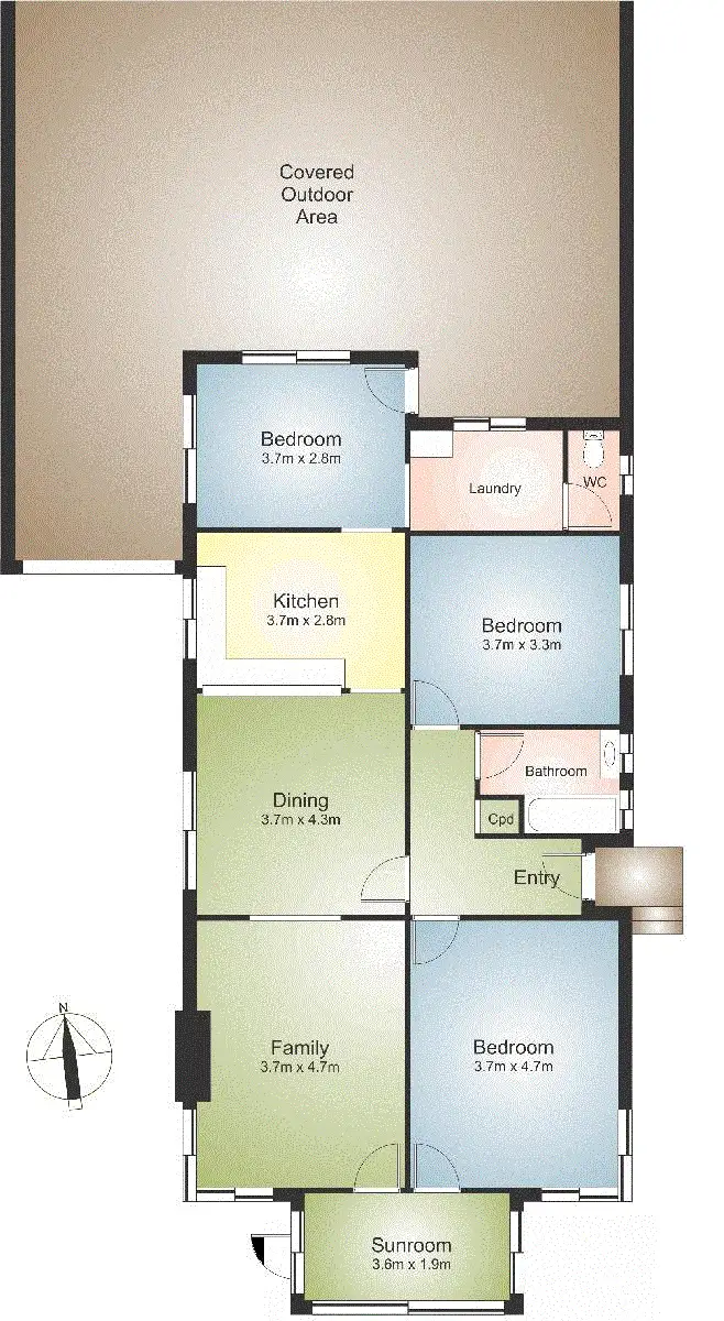Floorplan of Homely house listing, Address available on request