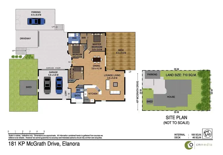 Floorplan of Homely house listing, 181 K P McGrath Drive, Elanora QLD 4221