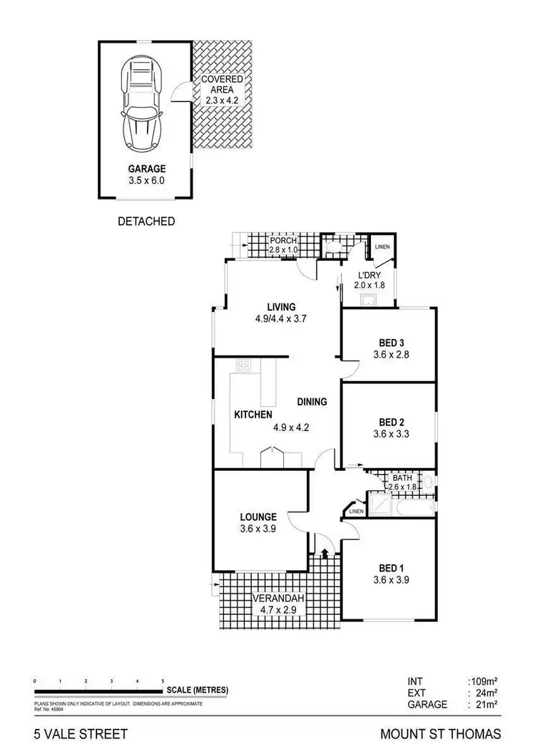 Floorplan of Homely house listing, 5 Vale Street, Mount Saint Thomas NSW 2500
