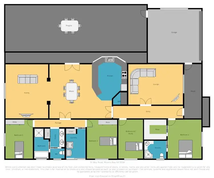 Floorplan of Homely house listing, 57 Bay Road, Moonta Bay SA 5558