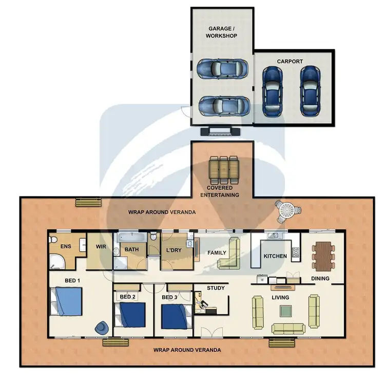 Floorplan of Homely house listing, 20-22 Lissadell Street, Shailer Park QLD 4128