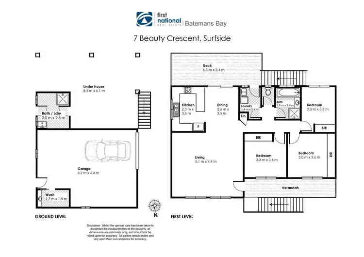 Floorplan of Homely house listing, 7 Beauty Crescent, Surfside NSW 2536