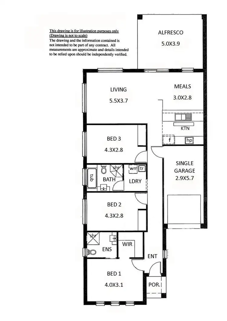 Floorplan of Homely house listing, 20A Ferry Avenue, Plympton Park SA 5038