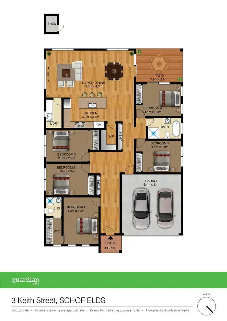 Floorplan of Homely house listing, 3 Keith Street, Schofields NSW 2762