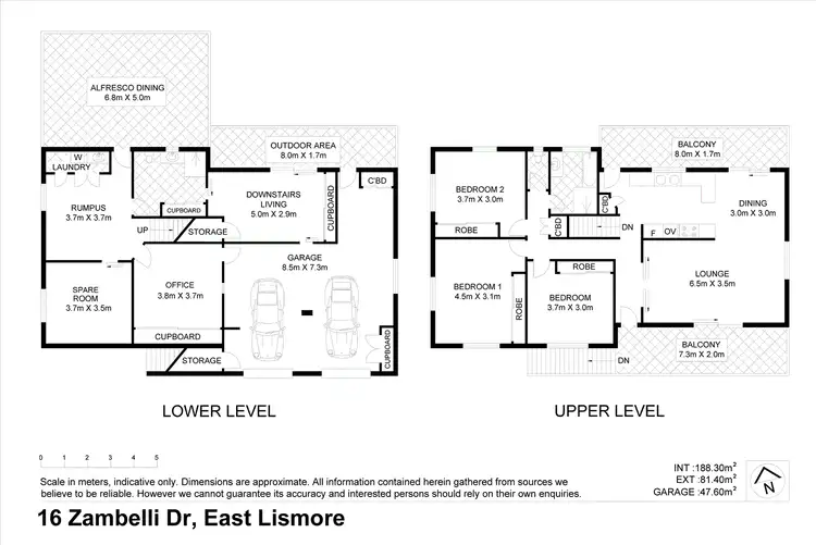 Floorplan of Homely house listing, 16 Zambelli Drive, East Lismore NSW 2480