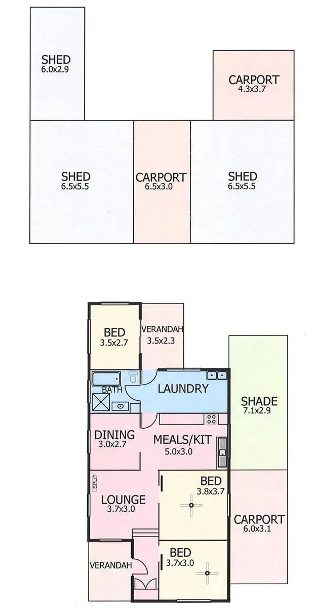 Floorplan of Homely house listing, 46 Clara Street, Murray Bridge SA 5253