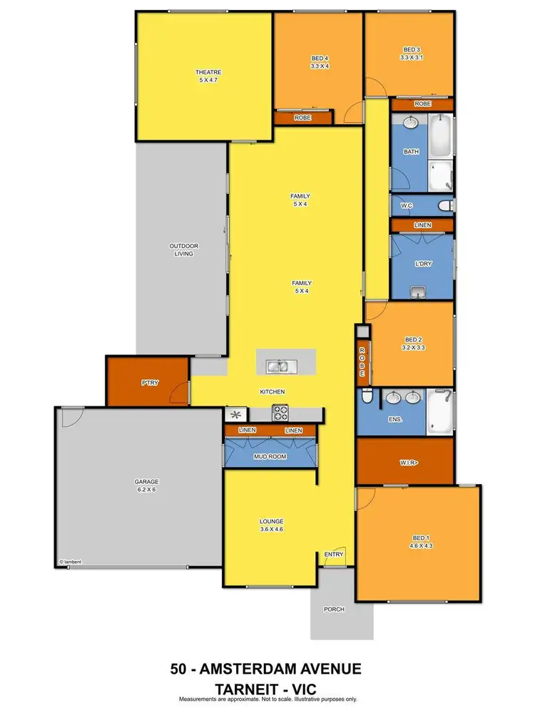 Floorplan of Homely house listing, 50 Amsterdam Avenue, Tarneit VIC 3029