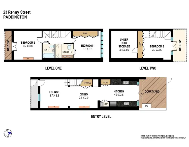 Floorplan of Homely house listing, 23 Renny Street, Paddington NSW 2021