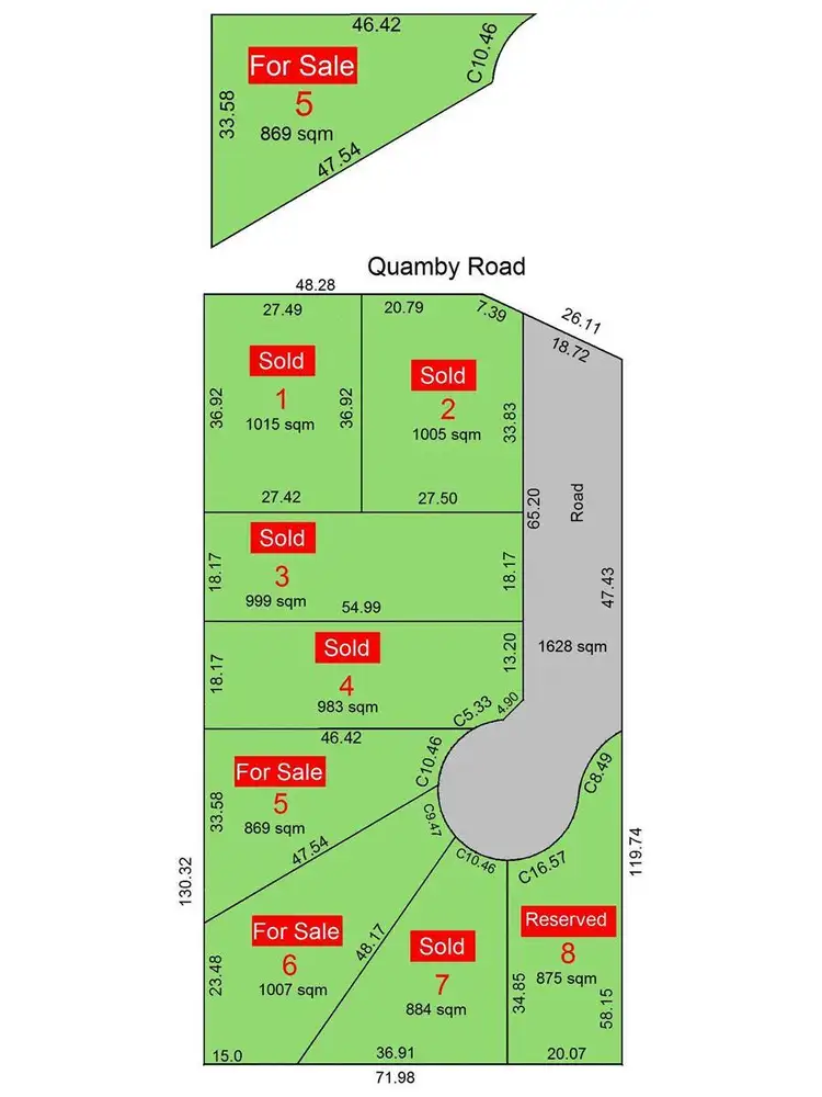 Floorplan of Homely land listing, 1 26-32 Quamby Road, Ringwood North VIC 3134