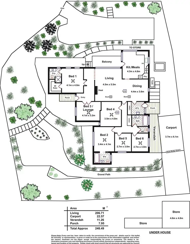 Floorplan of Homely house listing, 49 Gulfview Road, Blackwood SA 5051
