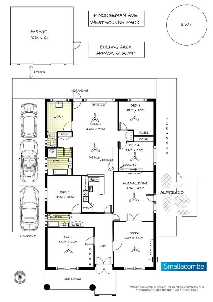Floorplan of Homely house listing, 41 Norseman Avenue, Westbourne Park SA 5041